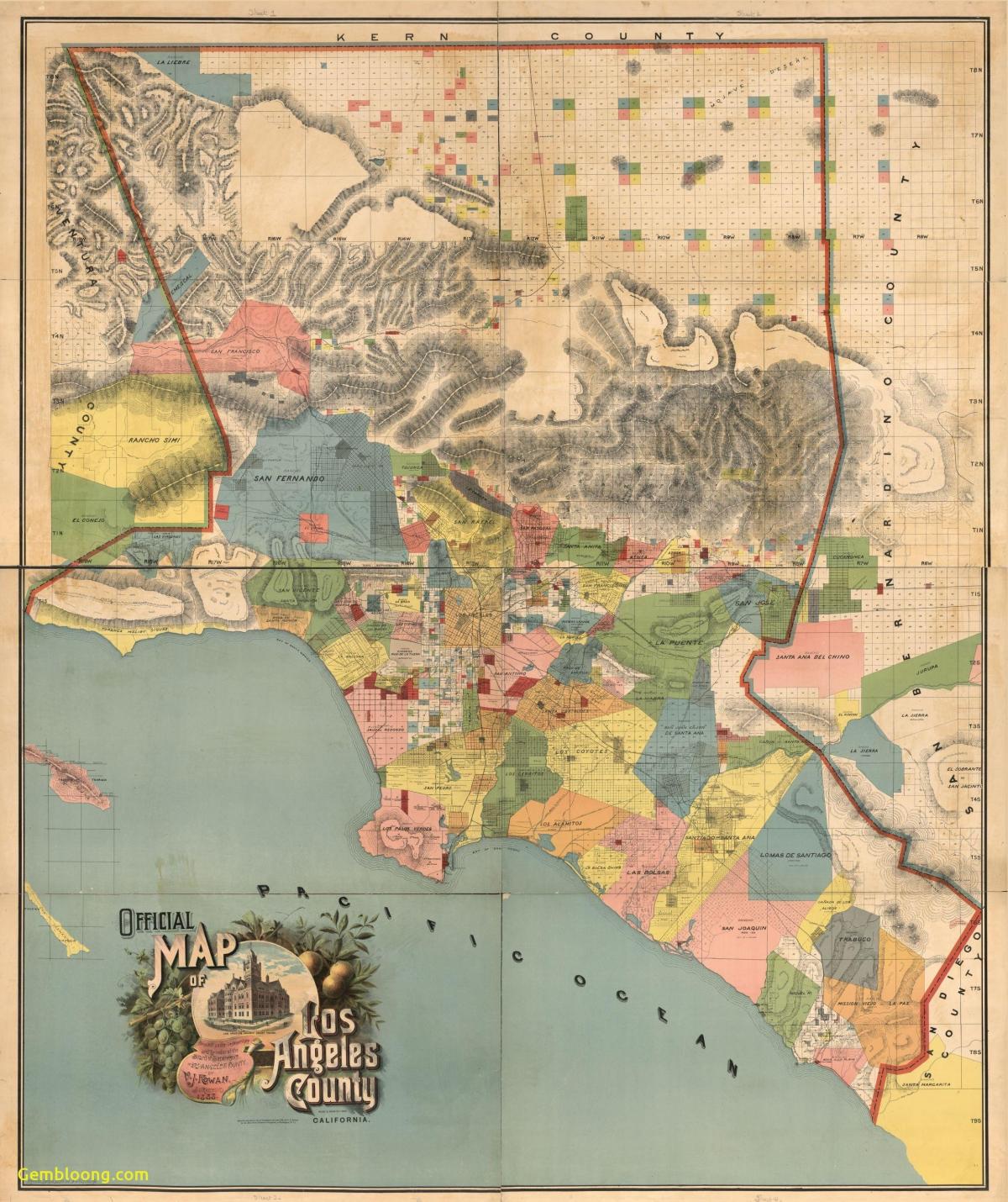 ロサンゼルス歴史地図